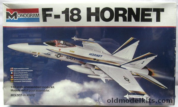 Monogram 1/48 F-18 Hornet Demo Version (F/A-18 - A-18), 5802 plastic model kit